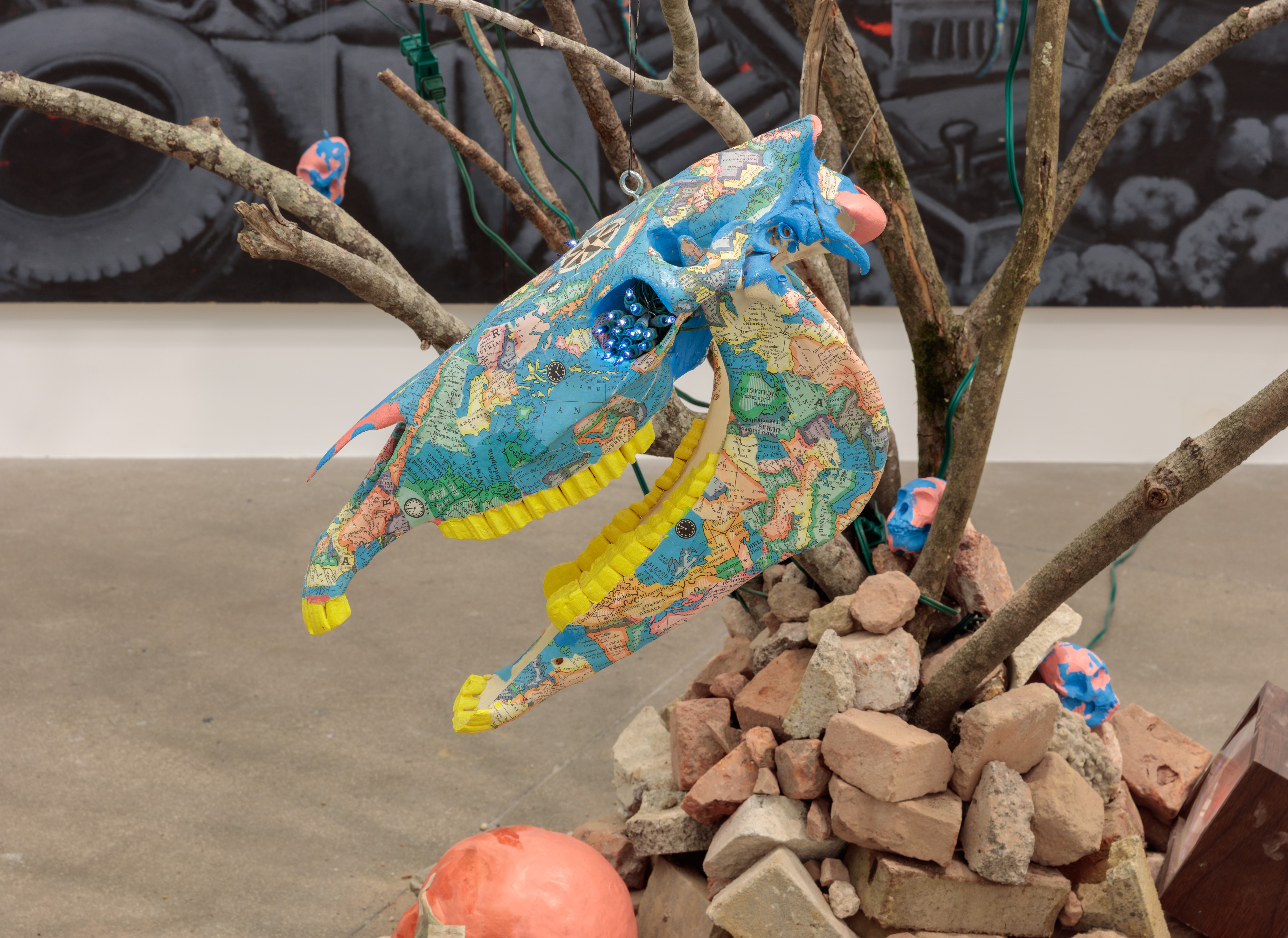 The Estate of David Wojnarowicz, Untitled (Burning Boy Installation), 1985/2018: Detail View