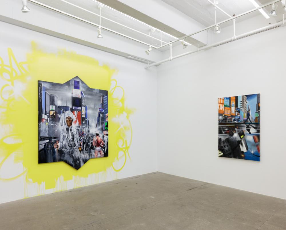 Installation View--Daily Commute