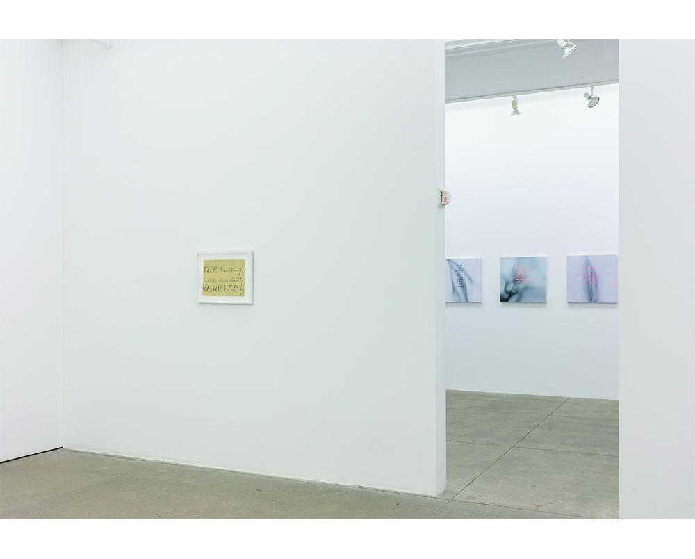 Installation View - Will She Ever Shut Up?