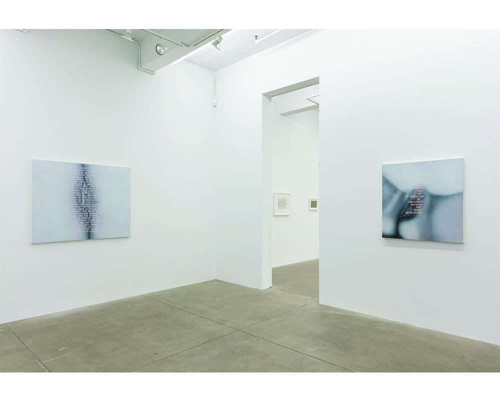 Installation View - Will She Ever Shut Up?