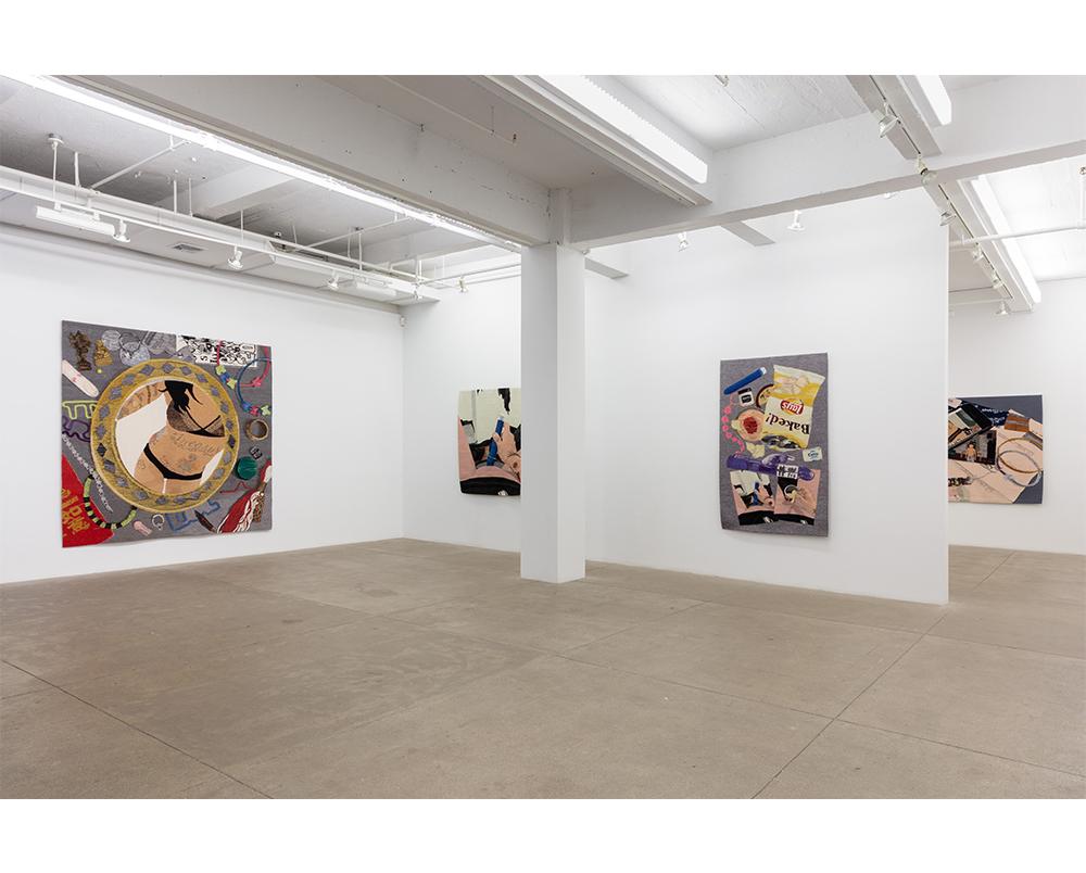 Installation View - used tape 