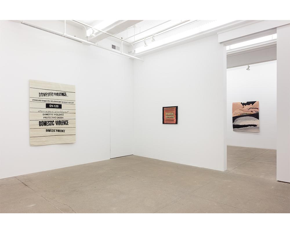 Installation View - used tape 