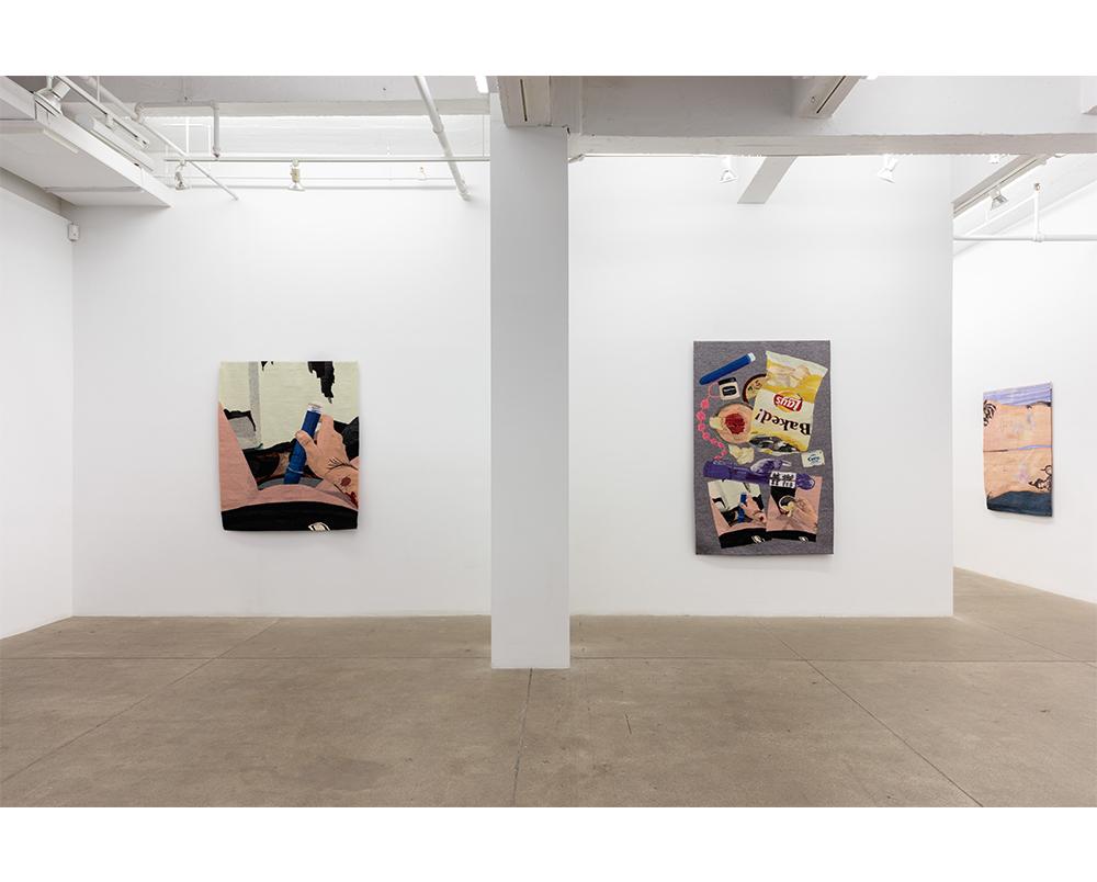 Installation View - used tape 