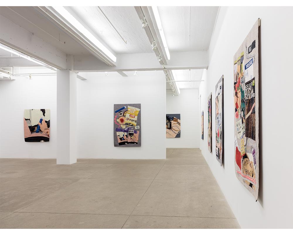 Installation View - used tape 