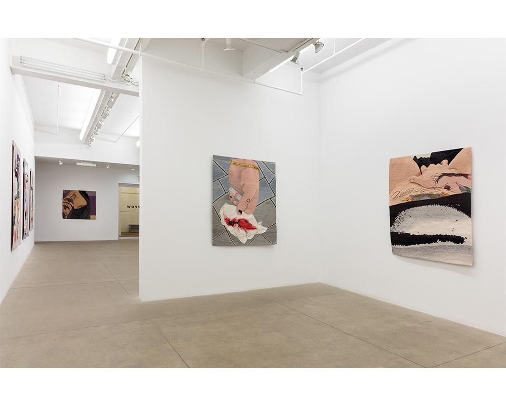 Installation View - used tape 