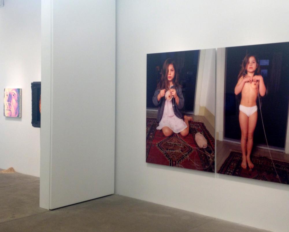 Installation view from gallery 3 (from left): Robin F. Williams and Margie Geerlinks