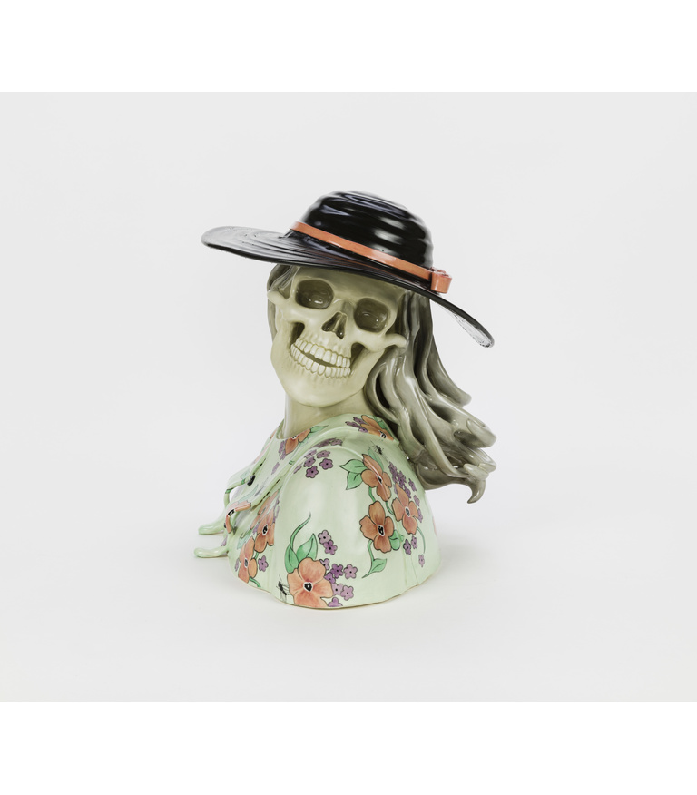 Untitled (floral bust), 2019