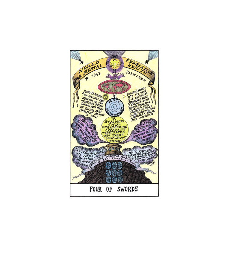 Four of Swords - World Federation for Mental Health (tarot) 2009-11