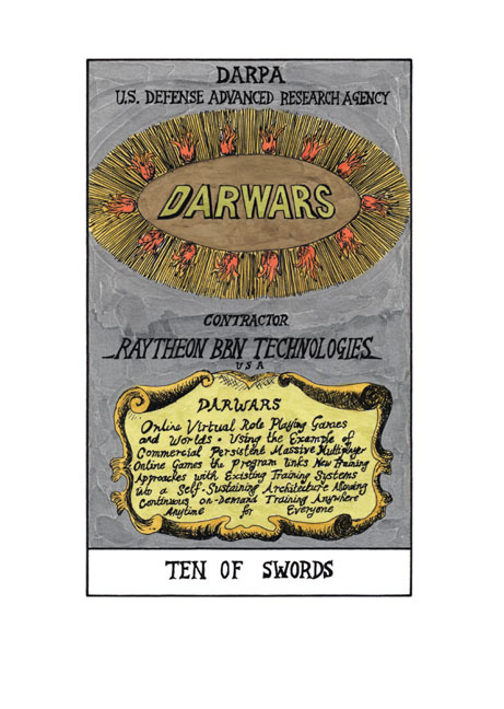 Ten of Swords - DARWARS (tarot) 2009-11