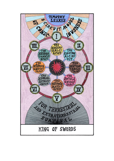 King of Swords - 8- Circuit Model of Consciousness (tarot) 