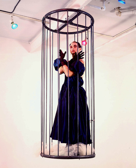 Patina du Prey's Drag Pose Cage (Simon Watson Gallery), 1990