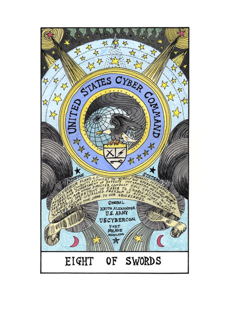 Eight of Swords-US Cyber Command (tarot) 2009-11