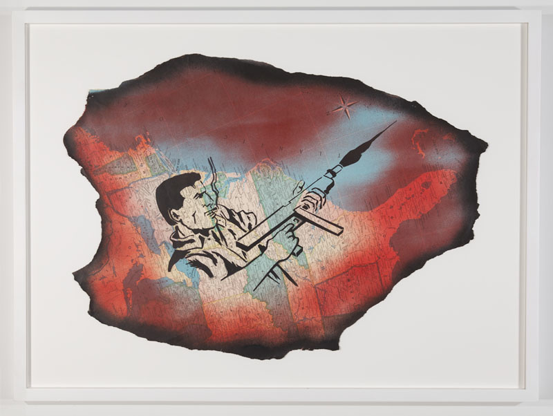 David Wojnarowicz Untitled Man with Gun 1982