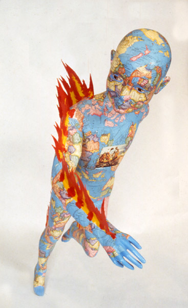 , Untitled (Burning Boy): Detail View